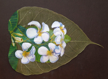 Tranh xương lá bồ đề